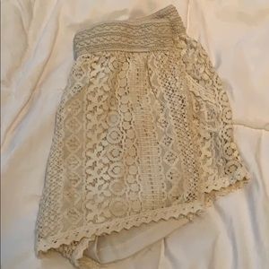 Lace shorts